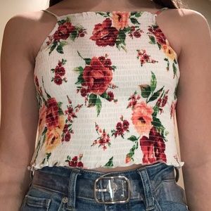 Ambiance Floral Halter Neck
